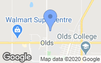 Map of Olds, AB